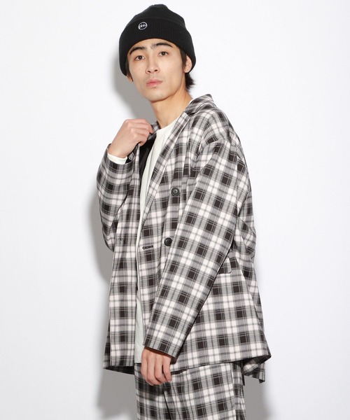 PBLIM（ページボーイリム）の「【PAGEBOYLIM】アソートダブルジャケット（テーラードジャケット・レディース・ブラック系その他/グレー系その他/ライトグリーン系・MEDIUM/LARGE）」の4枚目の写真