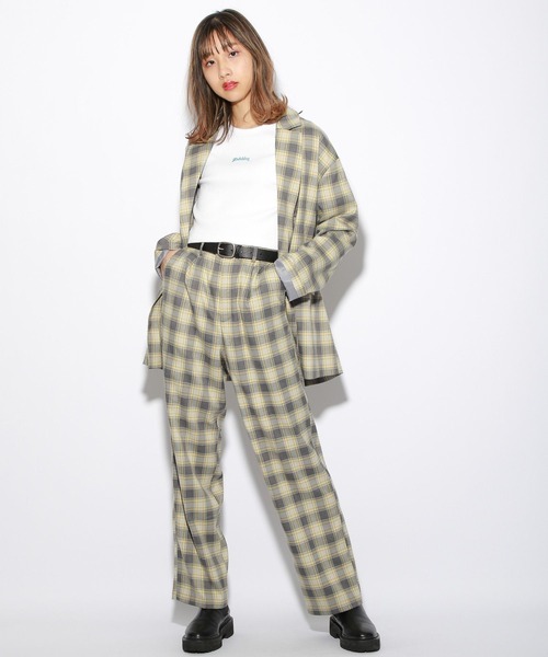 PBLIM（ページボーイリム）の「【PAGEBOYLIM】アソートダブルジャケット（テーラードジャケット・レディース・ブラック系その他/グレー系その他/ライトグリーン系・MEDIUM/LARGE）」の5枚目の写真