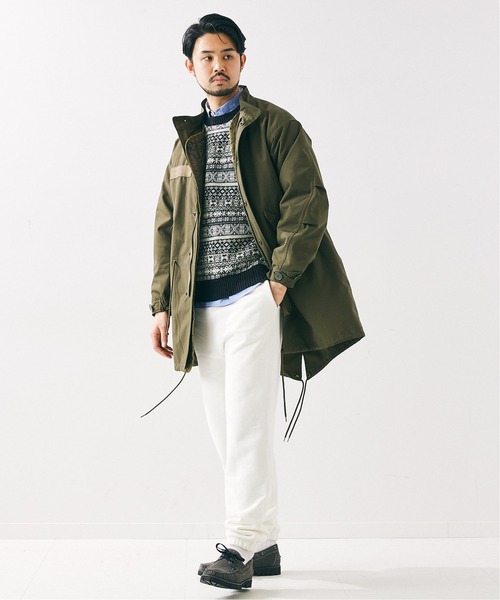 417 EDIFICE（フォーワンセブンエディフィス）の「WOOLLEN ノルディックセーター（ニット/セーター・メンズ・ホワイト/ブラック・SMALL/MEDIUM/LARGE）」の10枚目の写真