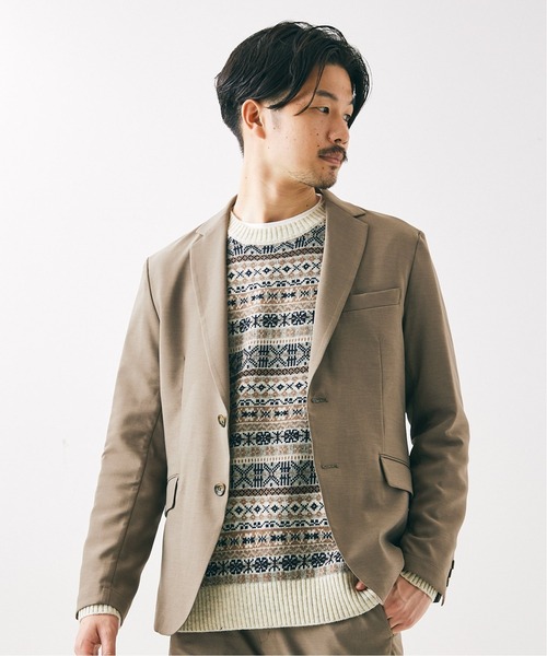 417 EDIFICE（フォーワンセブンエディフィス）の「WOOLLEN ノルディックセーター（ニット/セーター・メンズ・ホワイト/ブラック・SMALL/MEDIUM/LARGE）」の5枚目の写真