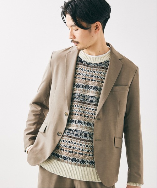 417 EDIFICE（フォーワンセブンエディフィス）の「WOOLLEN ノルディックセーター（ニット/セーター・メンズ・ホワイト/ブラック・SMALL/MEDIUM/LARGE）」の6枚目の写真