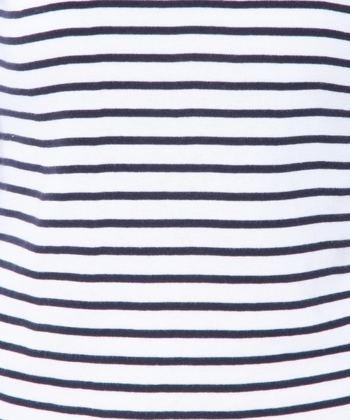 Another Edition（アナザーエディション）の「フライスボートネックカットソー/AEBC フライス B/N◆（Tシャツ/カットソー・レディース・オフホワイト/ブラック/グレー/コバルトブルー/ネイビー・フリー）」の19枚目の写真