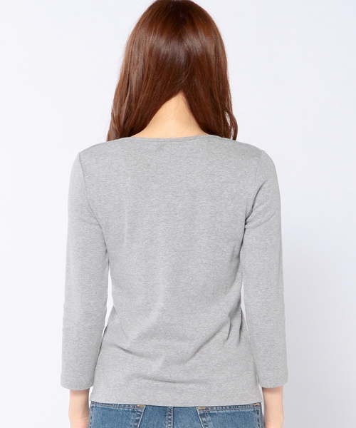 Another Edition（アナザーエディション）の「フライスボートネックカットソー/AEBC フライス B/N◆（Tシャツ/カットソー・レディース・オフホワイト/ブラック/グレー/コバルトブルー/ネイビー・フリー）」の14枚目の写真