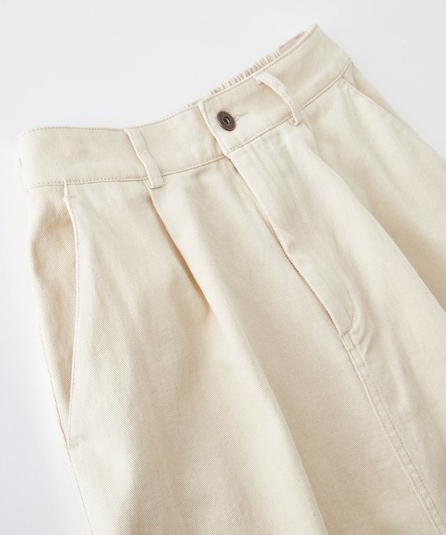 Dickies（ディッキーズ）の「Dickies/ディッキーズ バックロゴ刺繍カツラギフレアロングスカート＜セットアップ可能＞（スカート・レディース・オフホワイト/カーキ/スミクロ・M/L）」の20枚目の写真