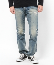 HYSTERIC GLAMOUR | RW CLASH加工デニム ストレートPT(デニムパンツ)