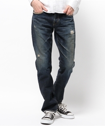 HYSTERIC GLAMOUR | RW CLASH加工デニム ストレートPT(デニムパンツ)