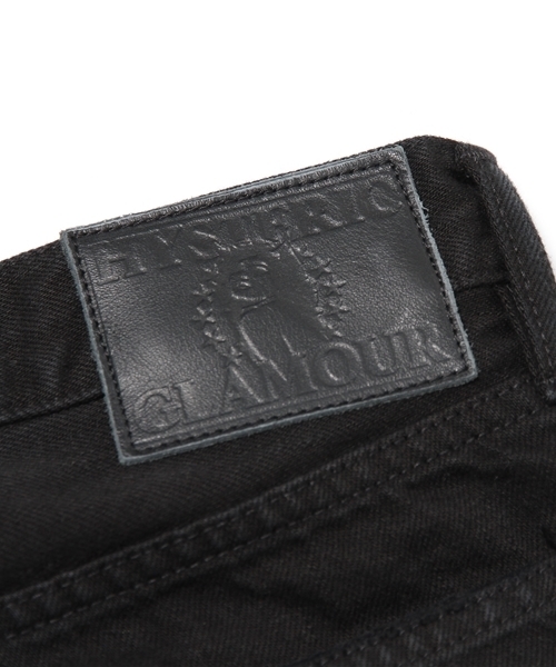 HYSTERIC GLAMOUR(ヒステリックグラマー)の「RW CLASH加工デニム ストレートパンツ(デニムパンツ・メンズ・インディゴブルー/ブラック/ダークインディゴブルー・30inch/34inch/29inch/32inch/31inch/28inch/36inch)」の16枚目の写真