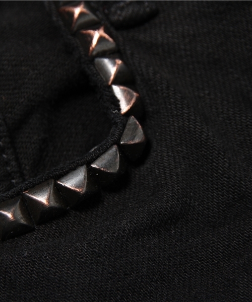 HYSTERIC GLAMOUR(ヒステリックグラマー)の「RW CLASH加工デニム ストレートパンツ(デニムパンツ・メンズ・インディゴブルー/ブラック/ダークインディゴブルー・30inch/34inch/29inch/32inch/31inch/28inch/36inch)」の10枚目の写真