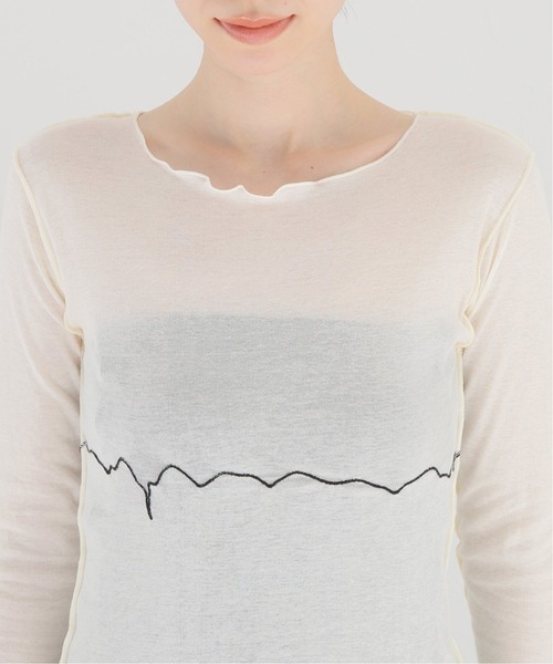 baserange TABBYS STAR LONG SLEEVE トップス Tabbys Star Long Sleeve Tee in Assortment | Organic cotton