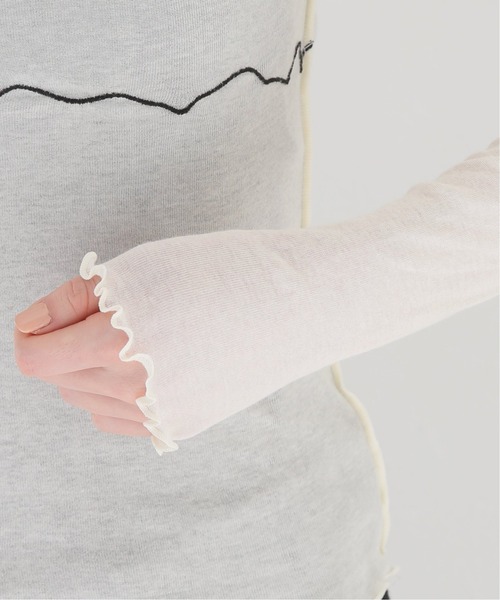 ベースレンジ BASERANGE CORE TABBYS STAR LONG SLEEVE カットソー ホワイト サイズ：S BASERANGE/ベースレンジ】CORE TABBYS STAR LONG SLEEVE：T