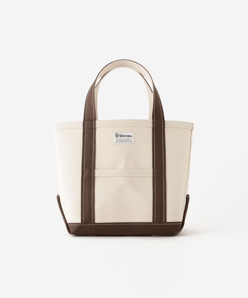 ORCIVAL（オーシバル）の「ORCIVAL | キャンバストートバッグ 小（トートバッグ・レディース・アイボリー/グレー系その他/グレー系その他2/ピンク系その他/ブルー系その他2/イエロー系その他/ライトグレー/ベージュ/チャコール/パープル系その他/ブルー系その他/D/ブラウン系その他/F/オレンジ系その他/レッド系その他2/A/グリーン系その他/ピンク系その他2・-）」の6枚目の写真