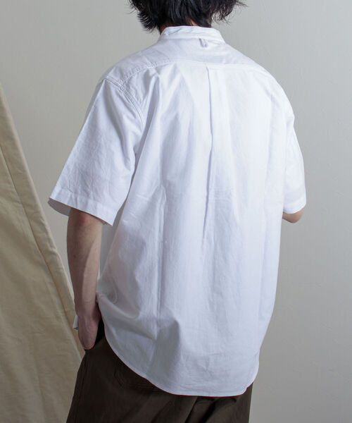 GEVACO（ゲバコ）の「【GEVACO/ゲバコ】バンドカラーOX 半袖シャツ（シャツ/ブラウス・メンズ・ホワイト/サックスブルー/ホワイト系その他・SMALL/MEDIUM/LARGE）」の11枚目の写真