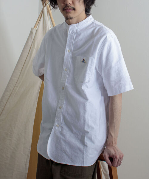 GEVACO（ゲバコ）の「【GEVACO/ゲバコ】バンドカラーOX 半袖シャツ（シャツ/ブラウス・メンズ・ホワイト/サックスブルー/ホワイト系その他・SMALL/MEDIUM/LARGE）」の15枚目の写真