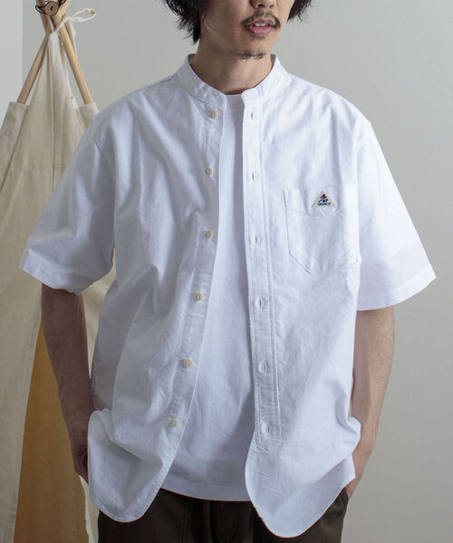 GEVACO（ゲバコ）の「【GEVACO/ゲバコ】バンドカラーOX 半袖シャツ（シャツ/ブラウス・メンズ・ホワイト/サックスブルー/ホワイト系その他・SMALL/MEDIUM/LARGE）」の17枚目の写真