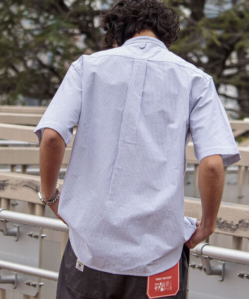 GEVACO（ゲバコ）の「【GEVACO/ゲバコ】バンドカラーOX 半袖シャツ（シャツ/ブラウス・メンズ・ホワイト/サックスブルー/ホワイト系その他・SMALL/MEDIUM/LARGE）」の22枚目の写真