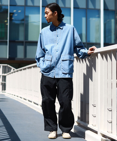 BEAMS（ビームス）の「BEAMS / バナナスリーブ シャツ（シャツ/ブラウス・メンズ・オリーブ/ブルー・SMALL/MEDIUM/LARGE/X-LARGE）」の7枚目の写真