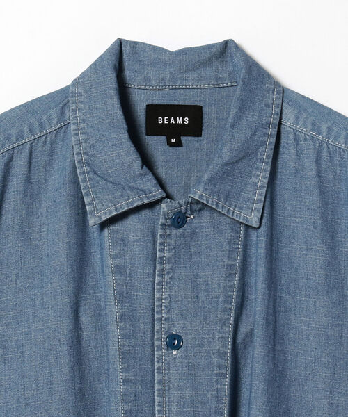 BEAMS（ビームス）の「BEAMS / バナナスリーブ シャツ（シャツ/ブラウス・メンズ・オリーブ/ブルー・SMALL/MEDIUM/LARGE/X-LARGE）」の10枚目の写真