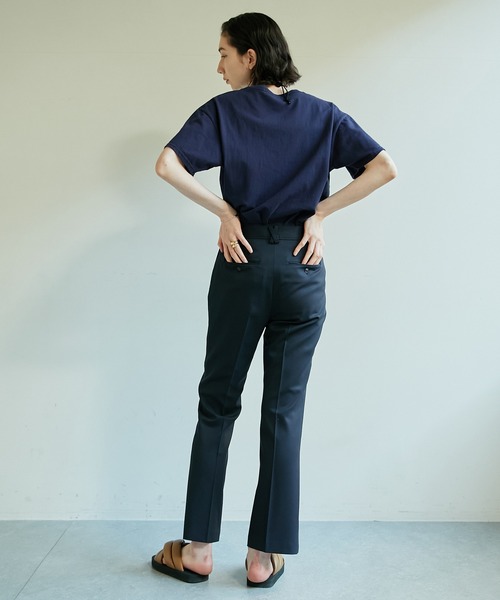 CALUX（キャラクス）の「【CALUX】プリントTシャツ/MOUNTAIN（Tシャツ/カットソー・レディース・ネイビー・FREE）」の5枚目の写真