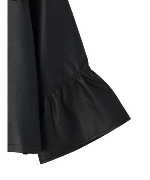 ELENCARE DUE（エレンカーレデュエ）の「・ELENCARE DUE 合皮ノーカラーブルゾン＊（ブルゾン・レディース・グレイッシュベージュ/ブラック・FREE）」の21枚目の写真