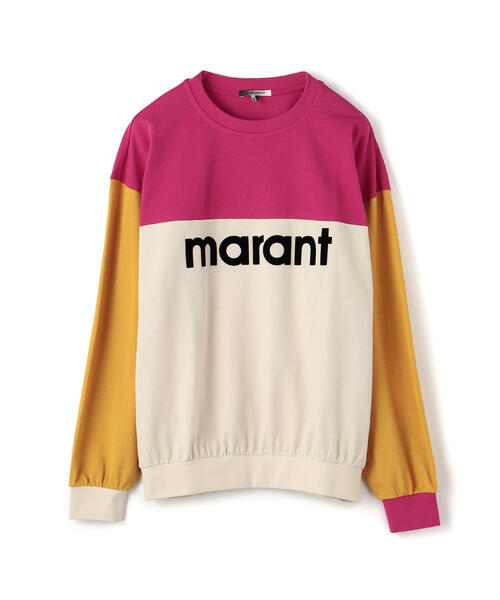 ISABEL MARANT(イザベルマラン)の「ISABEL MARANT AFTONE コットン ロゴスエットプルオーバー(スウェット・メンズ・ピンク系その他/ブルー系その他3・S/M)」の2枚目の写真