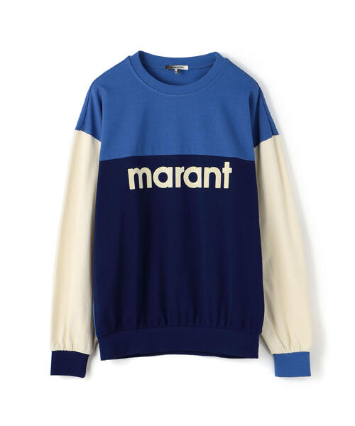ISABEL MARANT(イザベルマラン)の「ISABEL MARANT AFTONE コットン ロゴスエットプルオーバー(スウェット・メンズ・ピンク系その他/ブルー系その他3・S/M)」の1枚目の写真