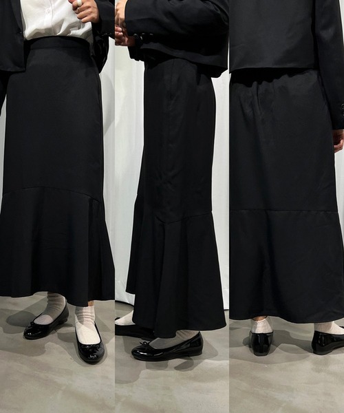 apres jour mignon(アプレジュールミニョン)の「マーメイドスカート【SETUP着用可能】【ZOZOTOWN限定アイテム】(スカート・レディース・ピンク系その他2/グレイッシュベージュ/ブラック/ブルー・MEDIUM/SMALL/X-LARGE)」の5枚目の写真