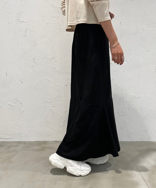 apres jour mignon(アプレジュールミニョン)の「マーメイドスカート【SETUP着用可能】【ZOZOTOWN限定アイテム】(スカート・レディース・ピンク系その他2/グレイッシュベージュ/ブラック/ブルー・MEDIUM/SMALL/X-LARGE)」の9枚目の写真