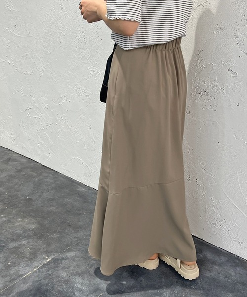 apres jour mignon(アプレジュールミニョン)の「マーメイドスカート【SETUP着用可能】【ZOZOTOWN限定アイテム】(スカート・レディース・ピンク系その他2/グレイッシュベージュ/ブラック/ブルー・MEDIUM/SMALL/X-LARGE)」の16枚目の写真