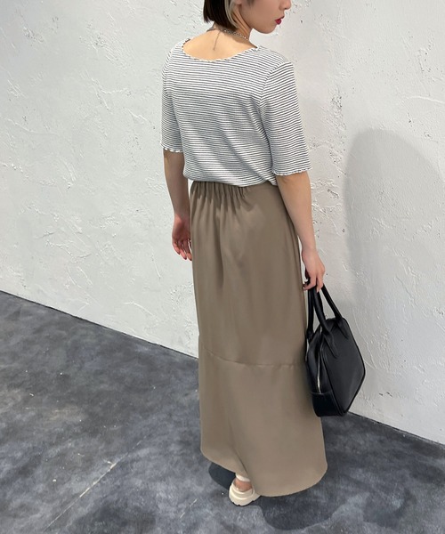 apres jour mignon(アプレジュールミニョン)の「マーメイドスカート【SETUP着用可能】【ZOZOTOWN限定アイテム】(スカート・レディース・ピンク系その他2/グレイッシュベージュ/ブラック/ブルー・MEDIUM/SMALL/X-LARGE)」の19枚目の写真