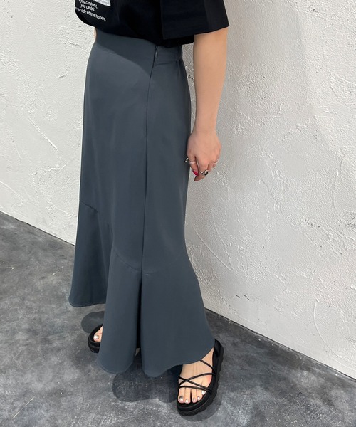 apres jour mignon(アプレジュールミニョン)の「マーメイドスカート【SETUP着用可能】【ZOZOTOWN限定アイテム】(スカート・レディース・ピンク系その他2/グレイッシュベージュ/ブラック/ブルー・MEDIUM/SMALL/X-LARGE)」の20枚目の写真