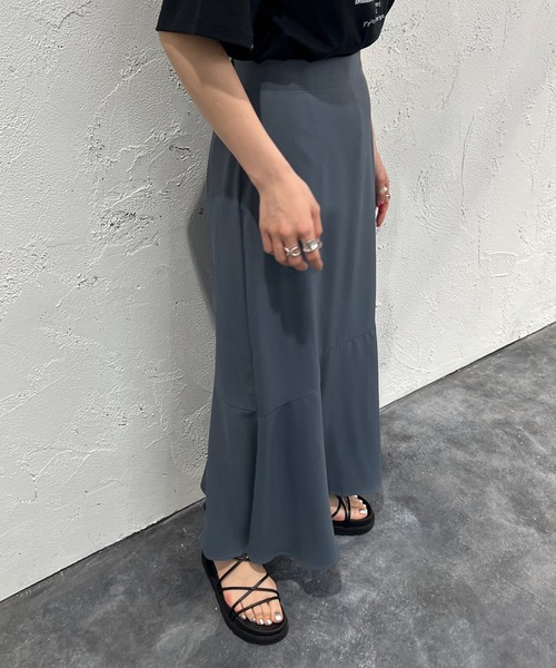 apres jour mignon(アプレジュールミニョン)の「マーメイドスカート【SETUP着用可能】【ZOZOTOWN限定アイテム】(スカート・レディース・ピンク系その他2/グレイッシュベージュ/ブラック/ブルー・MEDIUM/SMALL/X-LARGE)」の21枚目の写真