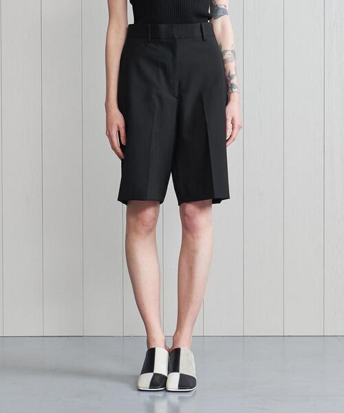 H BEAUTY&YOUTH UNITED ARROWS(エイチビューティーアンドユースユナイテッドアローズ)の「<H>TROPICAL CLOTH SHORT PANTS/パンツ(その他パンツ・レディース・ブラック/ライラック・S/M)」の4枚目の写真