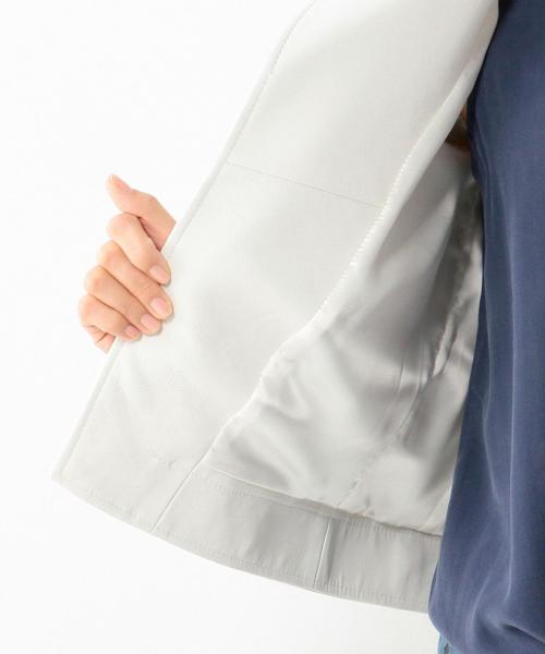 UNITED ARROWS（ユナイテッドアローズ）の「UAW レザー ライダース ジャケット（ライダースジャケット・レディース・ブラック/ホワイト・36/38）」の13枚目の写真