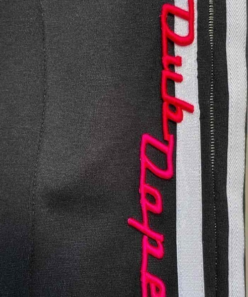 FranCisT_MOR.K.S.(フランシストモークス)の「FranCisT_MOR.K.S./フランシストモークス/DubDope 3D Emb. 2WAY PANT/ライン刺繍パンツ(スウェットパンツ・メンズ・ブラック/グレー・2/4/3)」の8枚目の写真