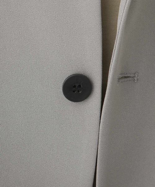 OPAQUE.CLIP（オペークドットクリップ）の「◆ハイストレッチツイル　テーラードジャケット【UNISEX】（テーラードジャケット・レディース・ブラック/グレー・40/38/42/36）」の10枚目の写真