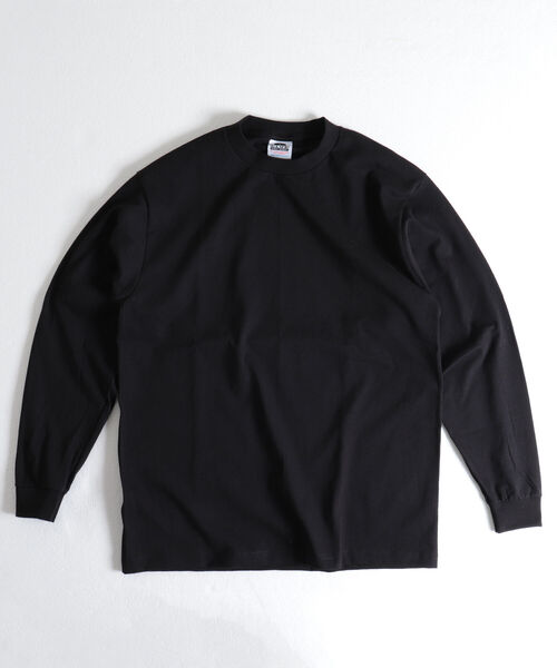 PRO CLUB （プロクラブ）の「【PRO CLUB/プロクラブ】6.5オンス ヘビーウエイト ビッグシルエットクルーネックロンT（Tシャツ/カットソー・メンズ・ホワイト/ブラック/グレー/マスタード・LARGE/X-LARGE）」の5枚目の写真