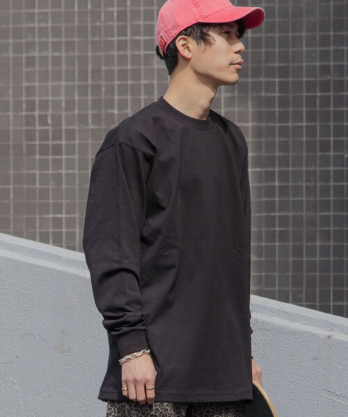 PRO CLUB （プロクラブ）の「【PRO CLUB/プロクラブ】6.5オンス ヘビーウエイト ビッグシルエットクルーネックロンT（Tシャツ/カットソー・メンズ・ホワイト/ブラック/グレー/マスタード・LARGE/X-LARGE）」の17枚目の写真