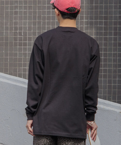 PRO CLUB （プロクラブ）の「【PRO CLUB/プロクラブ】6.5オンス ヘビーウエイト ビッグシルエットクルーネックロンT（Tシャツ/カットソー・メンズ・ホワイト/ブラック/グレー/マスタード・LARGE/X-LARGE）」の9枚目の写真