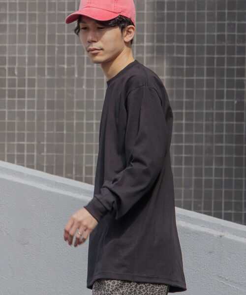 PRO CLUB （プロクラブ）の「【PRO CLUB/プロクラブ】6.5オンス ヘビーウエイト ビッグシルエットクルーネックロンT（Tシャツ/カットソー・メンズ・ホワイト/ブラック/グレー/マスタード・LARGE/X-LARGE）」の13枚目の写真