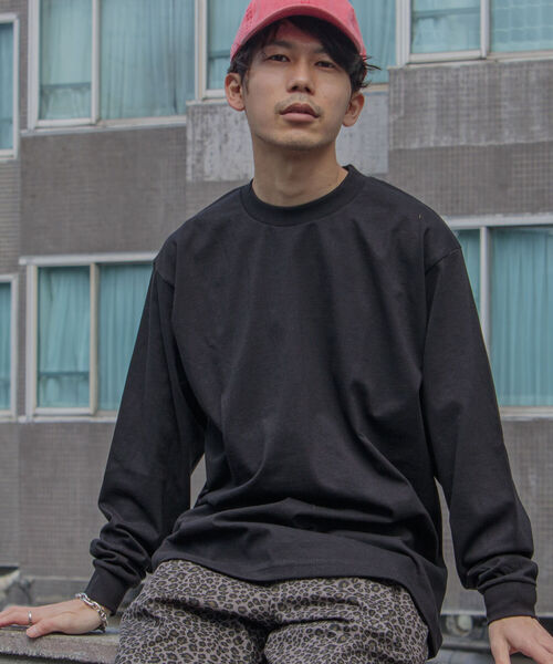 PRO CLUB （プロクラブ）の「【PRO CLUB/プロクラブ】6.5オンス ヘビーウエイト ビッグシルエットクルーネックロンT（Tシャツ/カットソー・メンズ・ホワイト/ブラック/グレー/マスタード・LARGE/X-LARGE）」の22枚目の写真