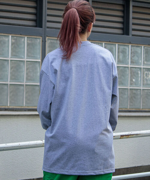 PRO CLUB （プロクラブ）の「【PRO CLUB/プロクラブ】6.5オンス ヘビーウエイト ビッグシルエットクルーネックロンT（Tシャツ/カットソー・メンズ・ホワイト/ブラック/グレー/マスタード・LARGE/X-LARGE）」の11枚目の写真