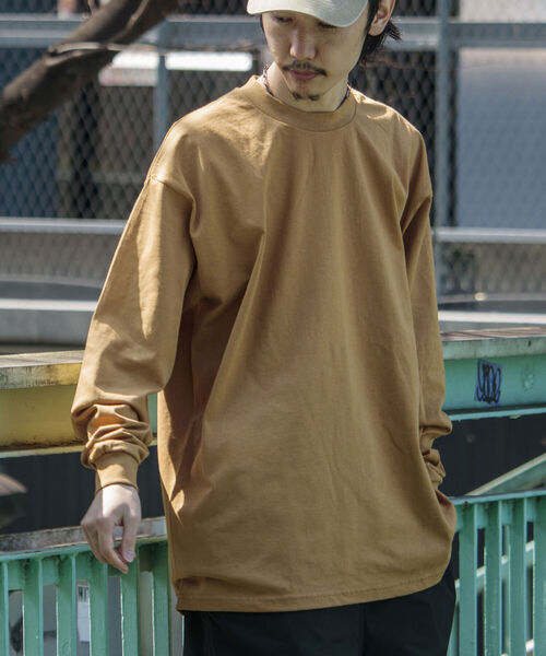 PRO CLUB （プロクラブ）の「【PRO CLUB/プロクラブ】6.5オンス ヘビーウエイト ビッグシルエットクルーネックロンT（Tシャツ/カットソー・メンズ・ホワイト/ブラック/グレー/マスタード・LARGE/X-LARGE）」の12枚目の写真