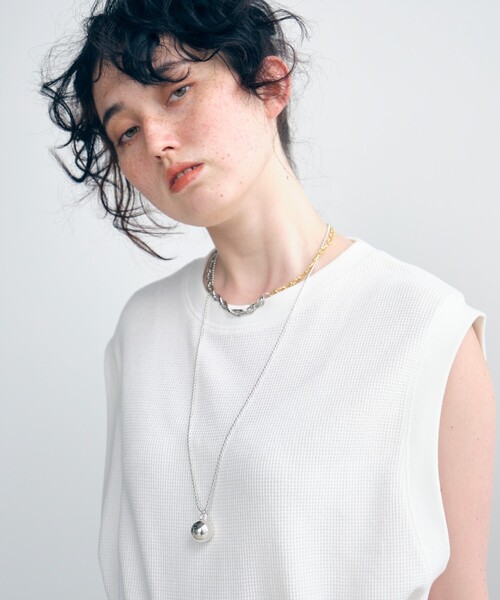 THE SHOP TK (ザ ショップ ティーケー )の「◆【Nerine】2wayミックスチェーンネックレス(ネックレス・レディース・シルバー/ゴールド・00)」の4枚目の写真