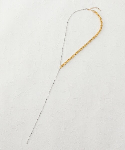 THE SHOP TK (ザ ショップ ティーケー )の「◆【Nerine】2wayミックスチェーンネックレス(ネックレス・レディース・シルバー/ゴールド・00)」の9枚目の写真