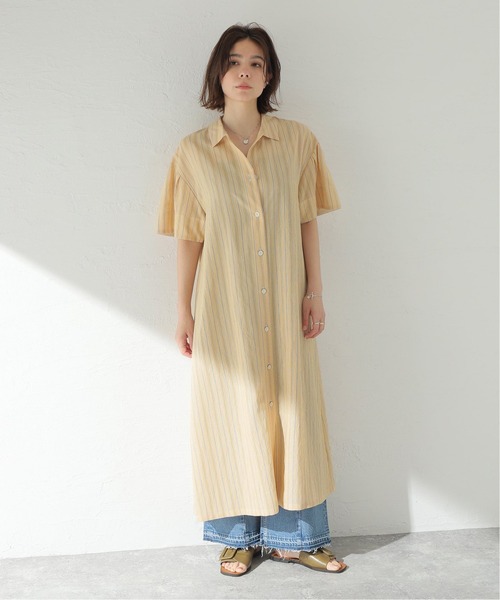 Spick & Span（スピックアンドスパン）の「MANTECOストライプシャツワンピース（シャツワンピース・レディース・その他10/その他18・FREE）」の5枚目の写真