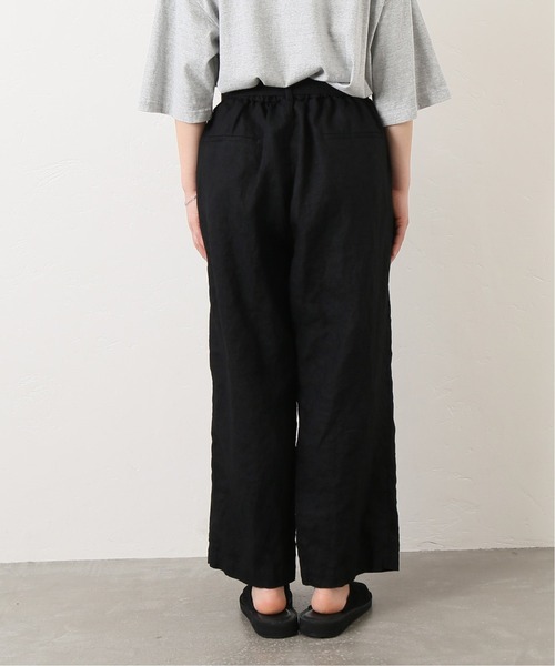 JOURNAL STANDARD LUXE（ジャーナルスタンダード　ラックス）の「リネンキャンバスワッシャー タックパンツ（その他パンツ・レディース・ブラウン/ブラック・FREE）」の16枚目の写真