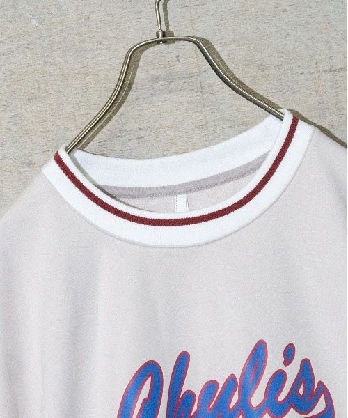 JOHN'S CLOSET(ジョンズクローゼット)の「【i】裏毛リブラインプリントベスト(ベスト・メンズ・チャコールグレー/キナリ/グリーン・LARGE/MEDIUM/X-LARGE)」の7枚目の写真