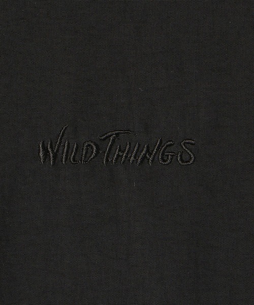 WILD THINGS(ワイルドシングス)の「Schott×WILD THINGS/ショット×ワイルドシングス/CAMP ZIPUP SHIRT/キャンプ ジップアップ シャツ(シャツ/ブラウス・メンズ・グレー/ブラック/オリーブ・LARGE/X-LARGE/MEDIUM)」の4枚目の写真