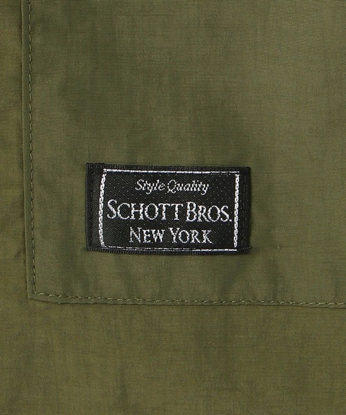 WILD THINGS(ワイルドシングス)の「Schott×WILD THINGS/ショット×ワイルドシングス/CAMP ZIPUP SHIRT/キャンプ ジップアップ シャツ(シャツ/ブラウス・メンズ・グレー/ブラック/オリーブ・LARGE/X-LARGE/MEDIUM)」の9枚目の写真