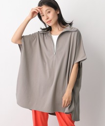 LEPSIM | ハーフジップポンチョチュニック　282854(Tシャツ/カットソー)